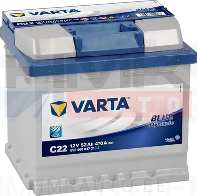 Aku "Varta Blue Dynamic"  52Ah - C22 - Varta