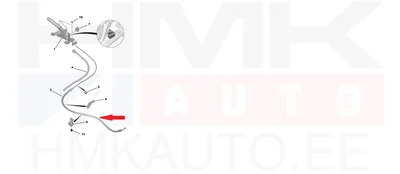 Seisupiduritross eesmine OEM Citroen DS3 - PSA  474660 - OE - 100% Genuine Part