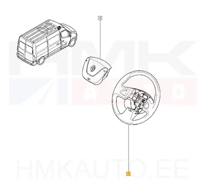 Rooliratas OEM Renault Master 2010- - REN  484300032R - OE - 100% Genuine Part