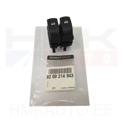 Klaasitõstuki lüliti vasak eesmine OEM Renault Clio III / Modus / Twingo II - REN  8200214943 - OE - 100% Genuine Part