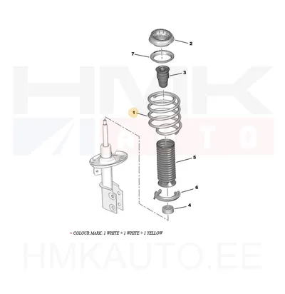 Keerdvedru eesmine OEM Peugeot 308 - PSA  9806762080 - OE - 100% Genuine Part