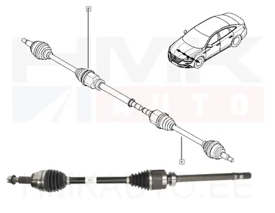 Veovõll komplektne parem OEM Renault Talisman 1,6DCI - REN  391009398R - OE - 100% Genuine Part