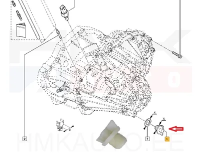 Õlikork käigukastile OEM Renault - REN  7703075180 - OE - 100% Genuine Part
