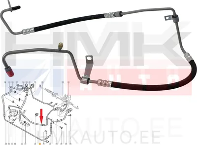 Roolivõimendi survetoru OEM Renault Trafic II 1,9dCi AC- - REN  8200762582 - OE - 100% Genuine Part