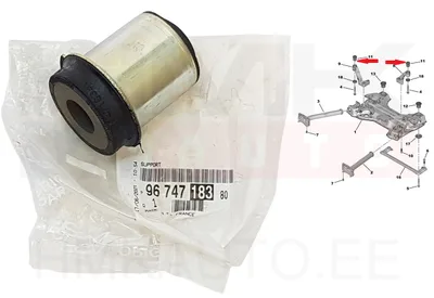 Sillaraami kinnituse puks OEM Citroen/Peugeot - PSA  9674718380 - OE - 100% Genuine Part