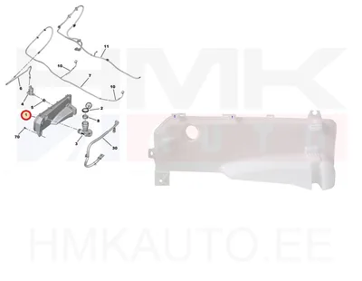 Klaasipesuri paak OEM Jumpy/Expert 2016- - PSA  9809803680 - OE - 100% Genuine Part