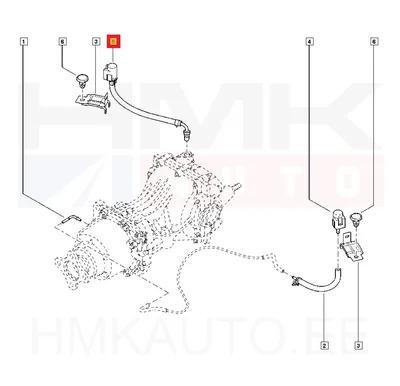 Tuulutusvoolik reduktorile OEM Renault Kadjar/Koleos - REN  38322JD63A - OE - 100% Genuine Part