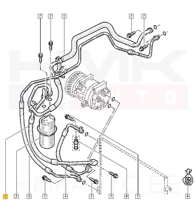 A/C toru OEM Renault Trafic II 2010- - REN  8200797717 - OE - 100% Genuine Part