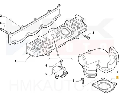 Drosselklapi tihend OEM Fiat - FIAT  5802102141 - OE - 100% Genuine Part