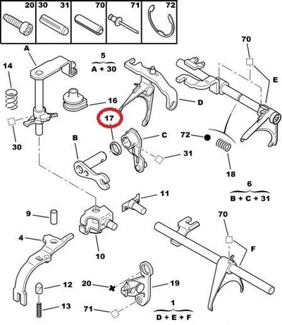 Käiguhoova tihend OEM Citroen/Peugeot 25x16x4 - PSA  9677565880 - OE - 100% Genuine Part