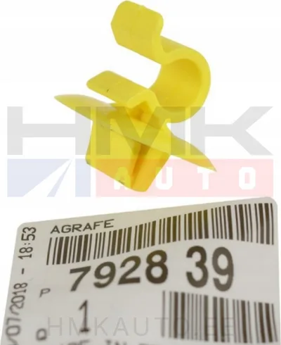 Kapoti tugivarda kinnitusklamber OEM Citroen/Peugeot - PSA  792839 - OE - 100% Genuine Part