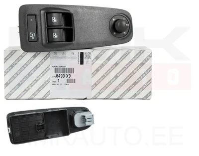Klaasitõstuki ja peegli lüliti vasak OEM Jumper/Boxer/Ducato 2006-11 - PSA  6490X9 - OE - 100% Genuine Part