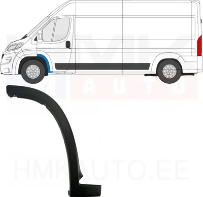 Rattakoopa liist eesmine vasak OEM Jumper/Boxer/Ducato 2018- (must) - FIAT  735775472 - OE - 100% Genuine Part