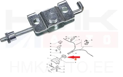 Seisupiduri reguleervarras OEM Jumper/Boxer/Ducato 2006-  L1 - PSA  1613123580 - OE - 100% Genuine Part