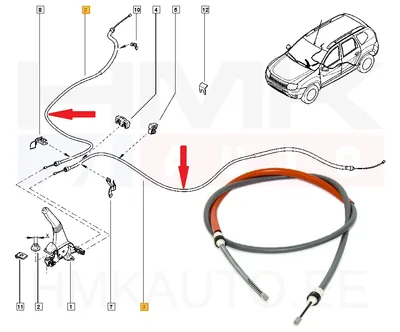 Seisupiduritross tagumine OEM Dacia Duster - REN  364002234R - OE - 100% Genuine Part