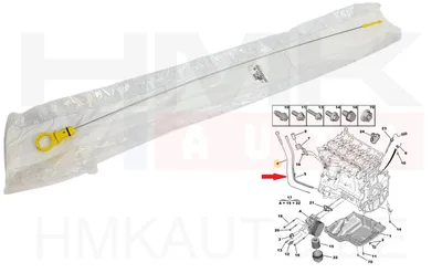 Õlivarras OEM Citroen/Peugeot 2,2HDI Euro5 - PSA  9675891380 - OE - 100% Genuine Part