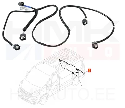 Parkimisandurite juhtmestik tagumine OEM Renault Trafic III 2015- - REN  240158982R - OE - 100% Genuine Part
