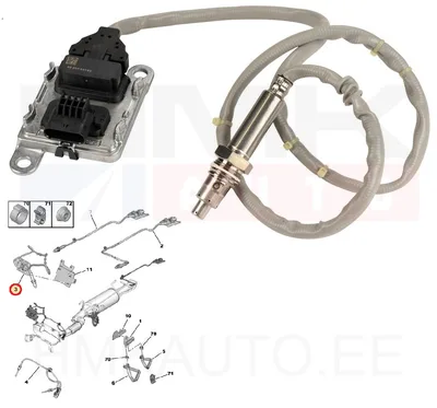 NOx andur eesmine OEM Citroen Jumper/Peugeot Boxer 2,2HDI 2019- Euro6 - PSA  9820566180 - OE - 100% Genuine Part