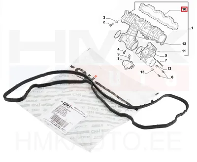 Sisselaskekollektori tihend OEM Fiat Ducato 2,3JTD 2011- Euro5 - FIAT  5801484362 - OE - 100% Genuine Part