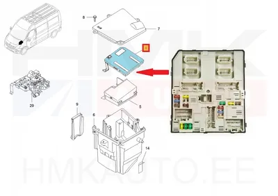 Keskelektroonika juhtplokk (USM) OEM Renault Master 2010- - REN  284B67570R - OE - 100% Genuine Part