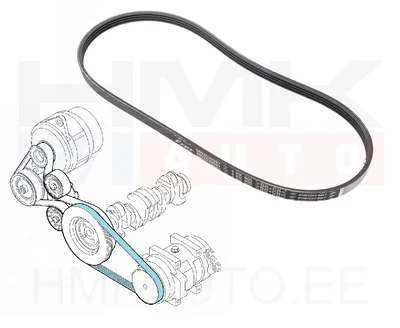 Mitmikkiilrihm elastne 4PK900 OEM Ducato 2,3JTD 2019- - FIAT  5802039987 - OE - 100% Genuine Part
