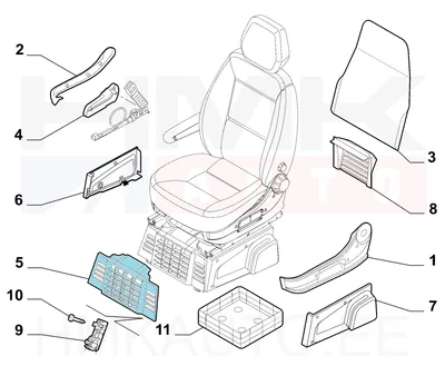 Istme küljeplastik OEM Jumper/Boxer/Ducato - FIAT  60911647 - OE - 100% Genuine Part