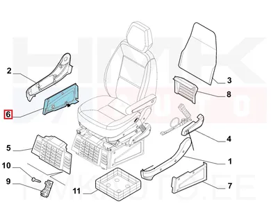 Istme küljeplastik parem OEM Jumper/Boxer/Ducato 06- (reisijaiste LHD) - FIAT  60911635 - OE - 100% Genuine Part