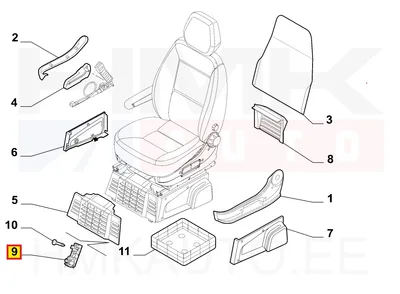 Istme küljeplastiku hing OEM Jumper/Boxer/Ducato 06- - FIAT  60911370 - OE - 100% Genuine Part