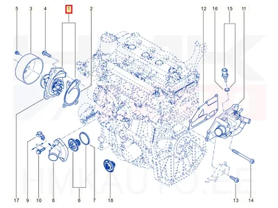 Veepump OEM Renault/Dacia 1,6i - NIS  B1010ED00A - OE - 100% Genuine Part
