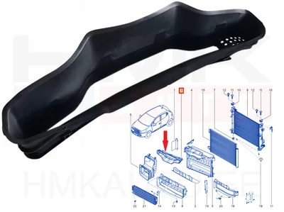 Jahutusradiaatori tuulesuunaja OEM Renault Clio IV - REN  214762132R - OE - 100% Genuine Part