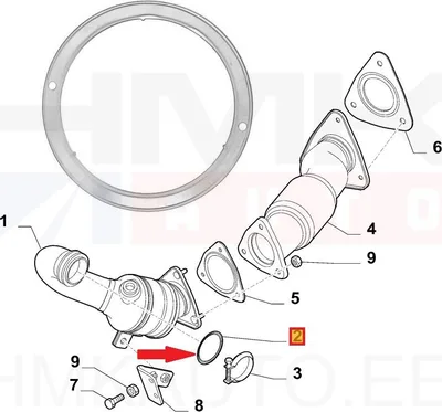 Summuti tihend OEM Jumper/Boxer/Ducato 3,0HDI - PSA  170935 - OE - 100% Genuine Part