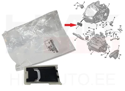 Sidurikahvli kaitsekumm OEM Citroen/Peugeot - PSA  9674967080 - OE - 100% Genuine Part