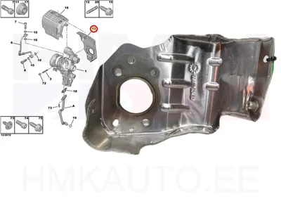 Turbo tihend OEM Citroen/Peugeot 1,2THP - PSA  9817792480 - OE - 100% Genuine Part