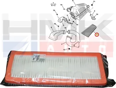 Õhufilter OEM Citroen Xsara/Peugeot 306 1,8/2,0 >>1444WF - PSA  1444F7 - OE - 100% Genuine Part