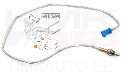 Lambda andur tagumine OEM Citroen/Peugeot - PSA  1618Z8 - OE - 100% Genuine Part