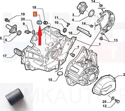 Käiguhoova kaitsekork OEM Citroen/Peugeot - PSA  221831 - OE - 100% Genuine Part