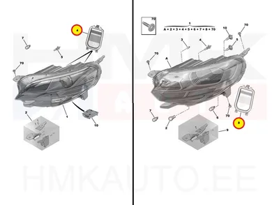 Esitule tagumine kate OEM Jumpy/Expert 2016- - PSA  1614312480 - OE - 100% Genuine Part