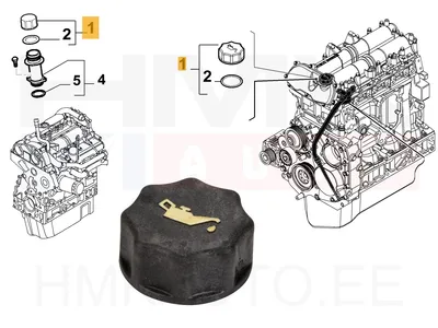 Õli täiteava kork OEM Fiat/Iveco 2,3/3,0JTD - FIAT  500301568 - OE - 100% Genuine Part
