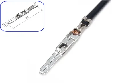 Juhe klemmiga , kaabel: 0,75 mm²(18AWG), klemm: 2,8 mm - PIN28-001M