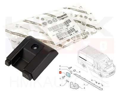 Liugukse juhtsiini otsa kate parem OEM Jumper/Boxer/Ducato 2006- - PSA  850689 - OE - 100% Genuine Part
