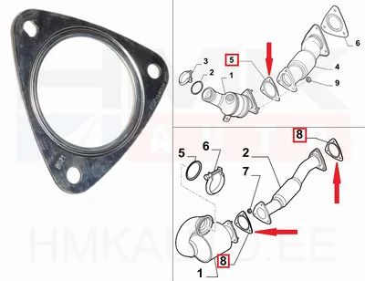 Katalüsaatori tihend OEM Jumper/Boxer/Ducato 06- - FIAT  51770353 - OE - 100% Genuine Part