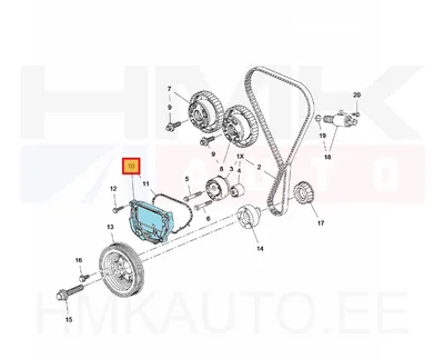 Mootori otsakaas OEM Citroen/Peugeot 1,0-1,2 - PSA  9676231780 - OE - 100% Genuine Part