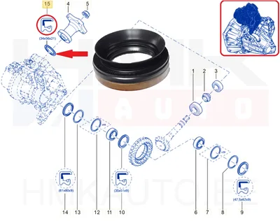 Reduktori tihend OEM Renault/Dacia - REN  8200983392 - OE - 100% Genuine Part