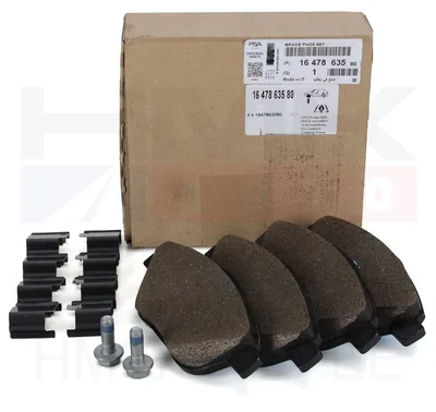 Piduriklotside komplekt eesmine OEM Citroen C3, C4, DS3 /Peugeot 208,2008 >>1696257880 - PSA  1647863580 - OE - 100% Genuine Part