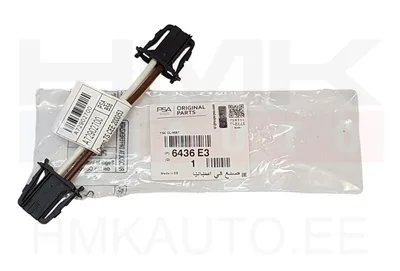 Juhe pistikutega 2-klemmi (ahjureostaat) OEM Citroen/Peugeot - PSA  6436E3 - OE - 100% Genuine Part