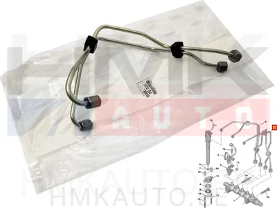 Pihustitorude komplekt (1-2 silinder) OEM Citroen/Peugeot 1,6HDI - PSA  1570G4 - OE - 100% Genuine Part
