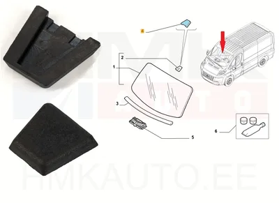 Sisepeegli kinnituse kate OEM Jumper/Boxer/Ducato 1994-2014 - PSA  8149F2 - OE - 100% Genuine Part