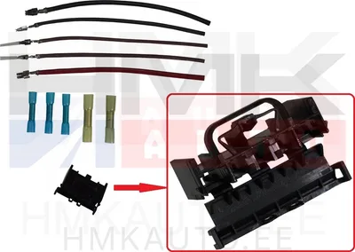 Pistik juhtmetega 5-klemmi (salongiventilaatori lüliti) Jumper/Boxer/Ducato 2006- - 7030101AG - AG Automotive