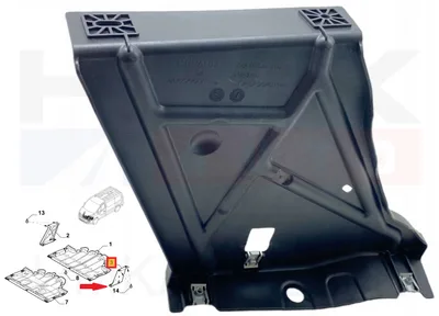Mootori aluskate vasak OEM Renault Trafic/Opel Vivaro 2014- - REN  508435104R - OE - 100% Genuine Part