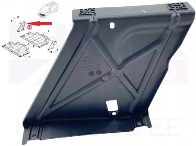 Mootori aluskate parem OEM Renault Trafic/Opel Vivaro 2014- - REN  508422620R - OE - 100% Genuine Part